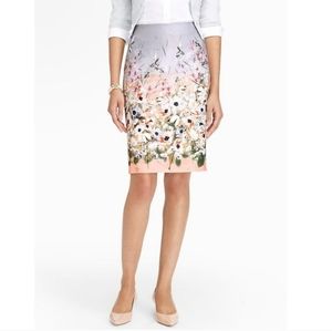 Talbots Hummingbird Pencil skirt